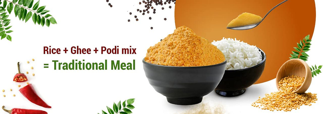 Andhra Paruppu Podi | Authentic South Indian Spice Rice Mix Blend | Instant Idli Dosa Mix with Tur & Mong Dal | Premium Dosa Powder Kandipodi | 100g Pack for Flavorful Meals