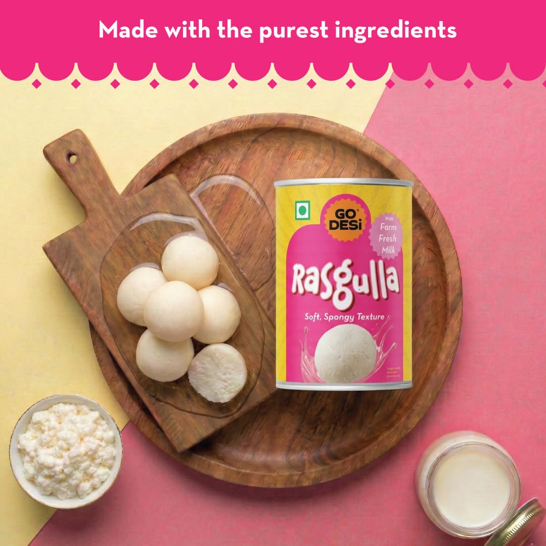 Rasgulla | Made with Farm Fresh Milk| Indian Mithai | Classic sweets | Sweets Gift Pack | 500 grams