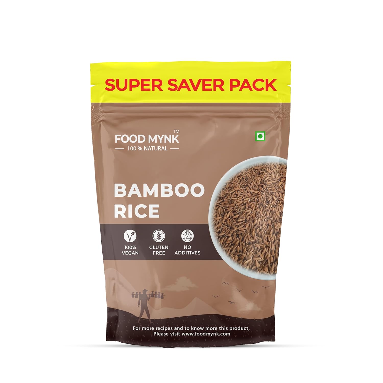 Bamboo Rice (250G) | Moongil Rice | Moongil Arisi | Wild Rice | Veduru Biyyam | Mulayari Rice | Bidirina Akki | Bambu Tandula (250G)