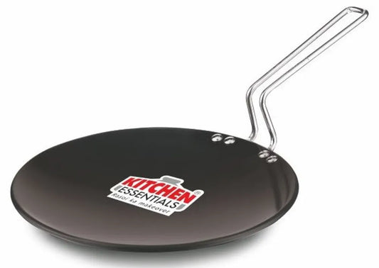 Kitchen Essentials-Hard Anodized Chapati Tawa Ss Wire Handle 25 Cm(10"), 3Mm Thickness