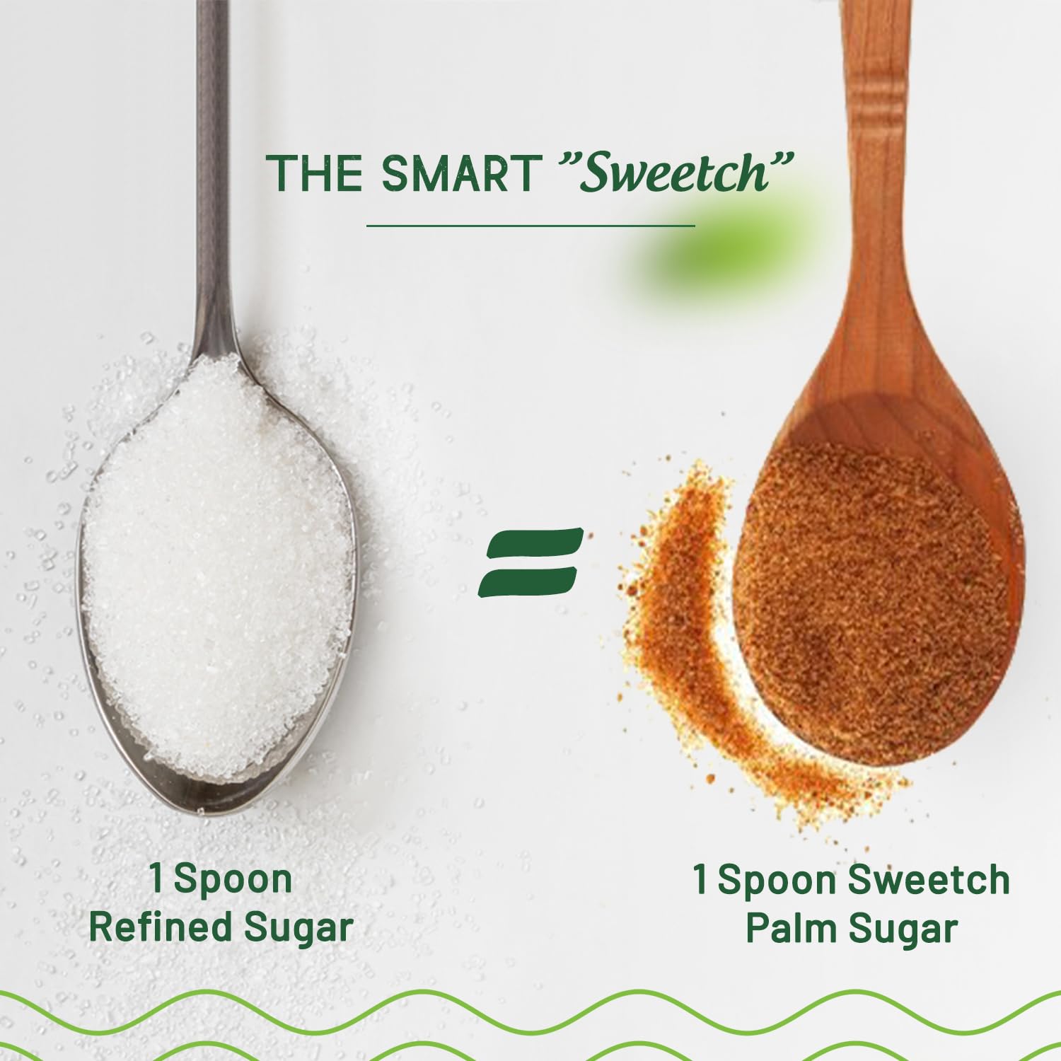 Natural Palm Sugar 350 gm Jar Natural Healthy Replacement for Sugar, Contain Minerals, Low GI, No Chemical & Free Flow | For Baking & Cooking (Pack of 1)