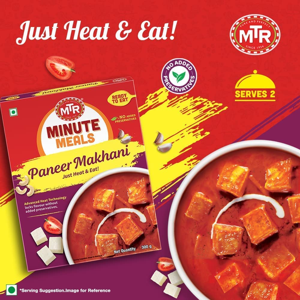 Ready to Eat Paneer Makhani, 300g