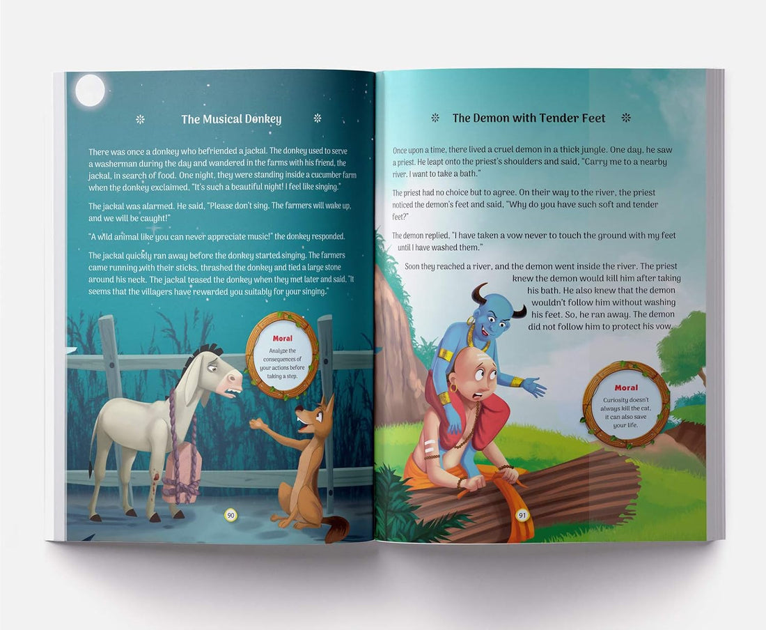 101 Tales The Great Panchatantra Collection - Collection of Witty Moral Stories For Kids For Personality Development (Hardback)