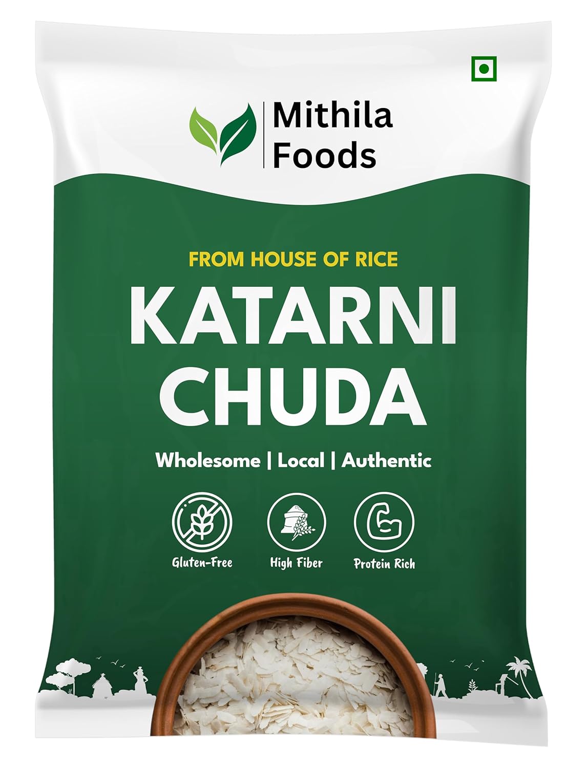 2 Kg Pure Bhagalpuri Katarni Chuda (Poha) | 100% Natural, Freshly Packed, Rich in Aroma & Taste | Dahi Chura, Chura Pulav | Authentic Traditional Cultural Flavor From Bihar