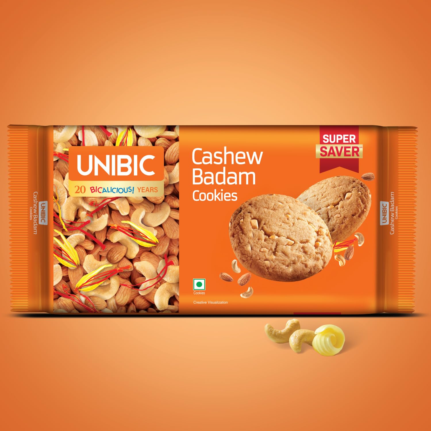 Cashew Badam Cookies|Weight may vary 900g/975g