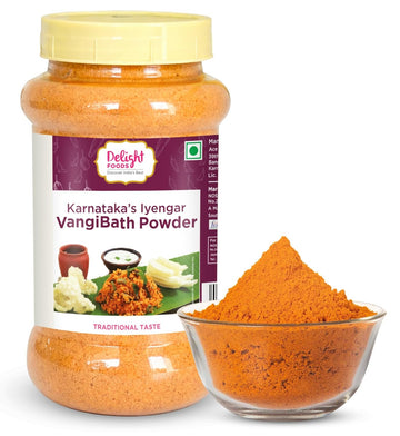 Karnataka Iyengar Vangibath Masala Powder 250g | Authentic Brinjal Rice Masala | Traditional South Indian Iyengar Recipe | Ready to Cook Spice Mix | No Added Preservatives