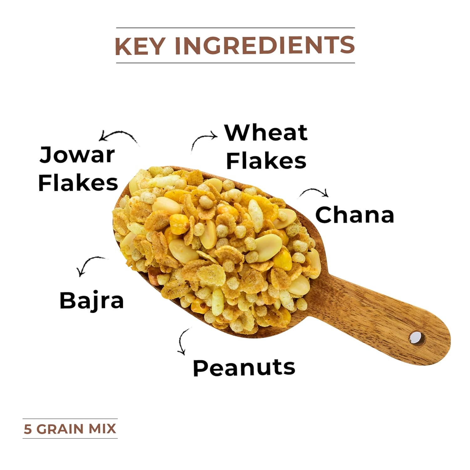 Jowar Mix Magic Masala Roasted Snack 340g | Healthy Snack | Gluten Free Jowar Namkeen | Ideal Millet Namkeen for Kids & Adults | Low Calorie Snacks - Roasted Namkeen - No Cholesterol, No Transfat Diet Mixture with Seeds Mix | Millet Snacks Items