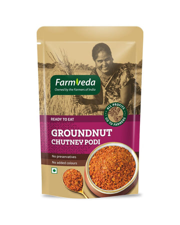 Groundnut Chutney Podi | Spicy Peanut Powder for Idli, Dosa, Rice | Ready to Eat | 100g (Pack of 2)