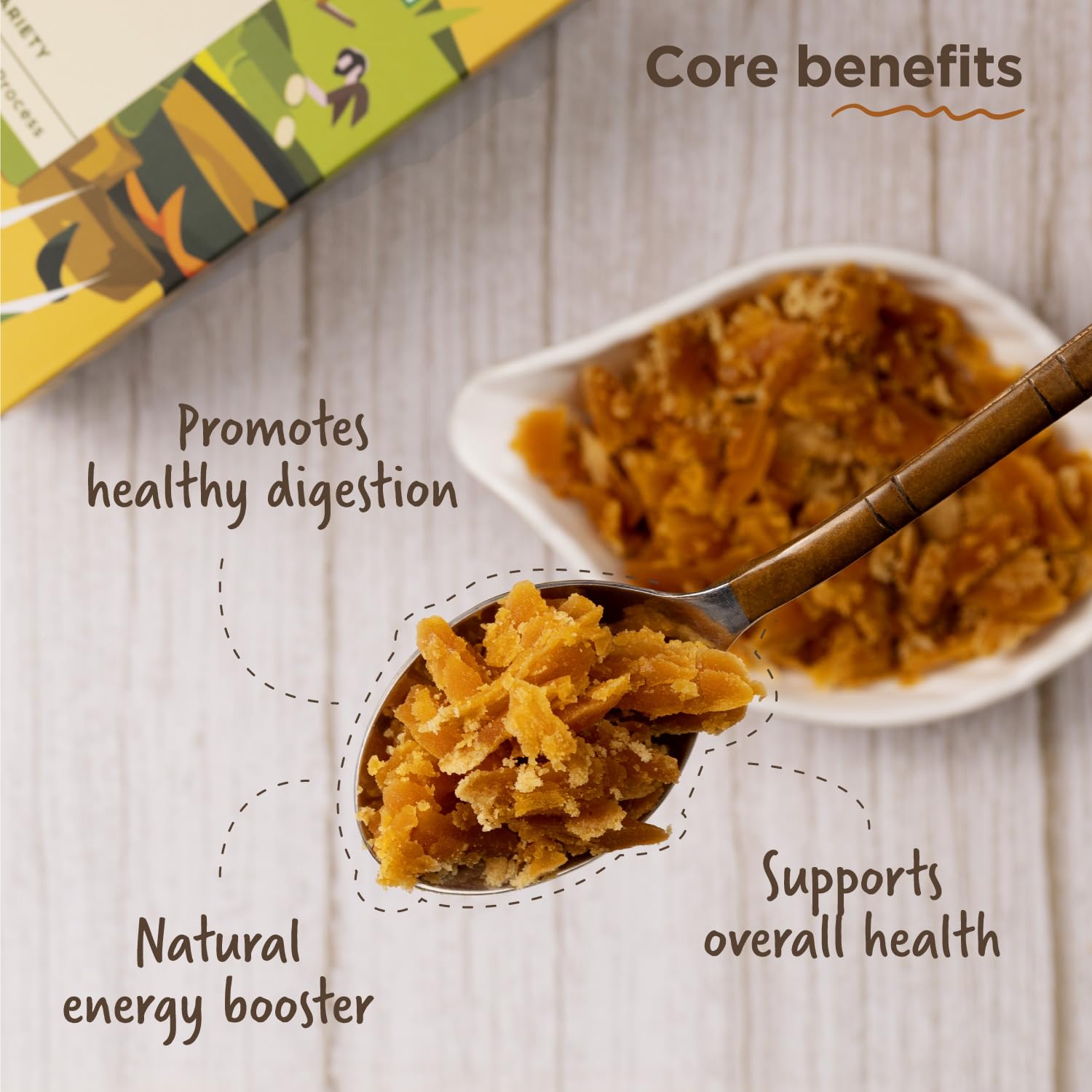 Handmade Sugarcane Jaggery Block (900g) | Unrefined, Preservative-Free, Nutrient-Rich Gud | Iron-Boosting | Healthy Sugar Substitutes