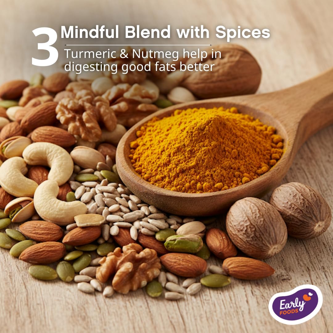 Dry Fruits & Seeds Powder | 100% Natural NutPowder | No Added Sugar | No Preservatives | Dry Fruit Powder, Dry Fruits Mix 100g