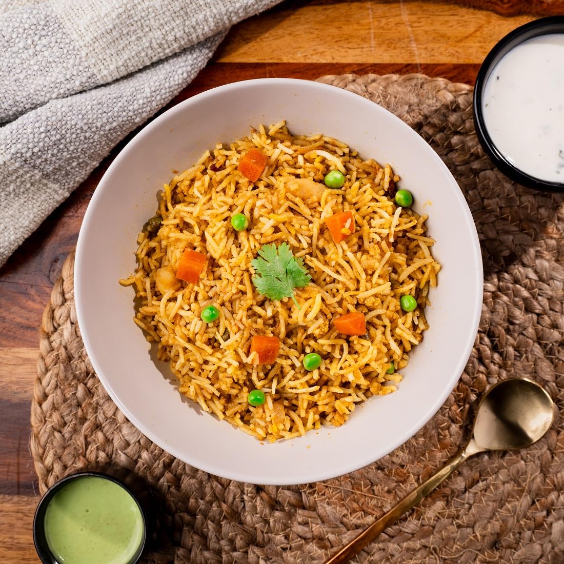 Ready to Eat Shahi Biryani (Veg) 250 gm, Ready to Eat Indian Rice with Vegetables and Spices (No Onion No Garlic)(Jain)