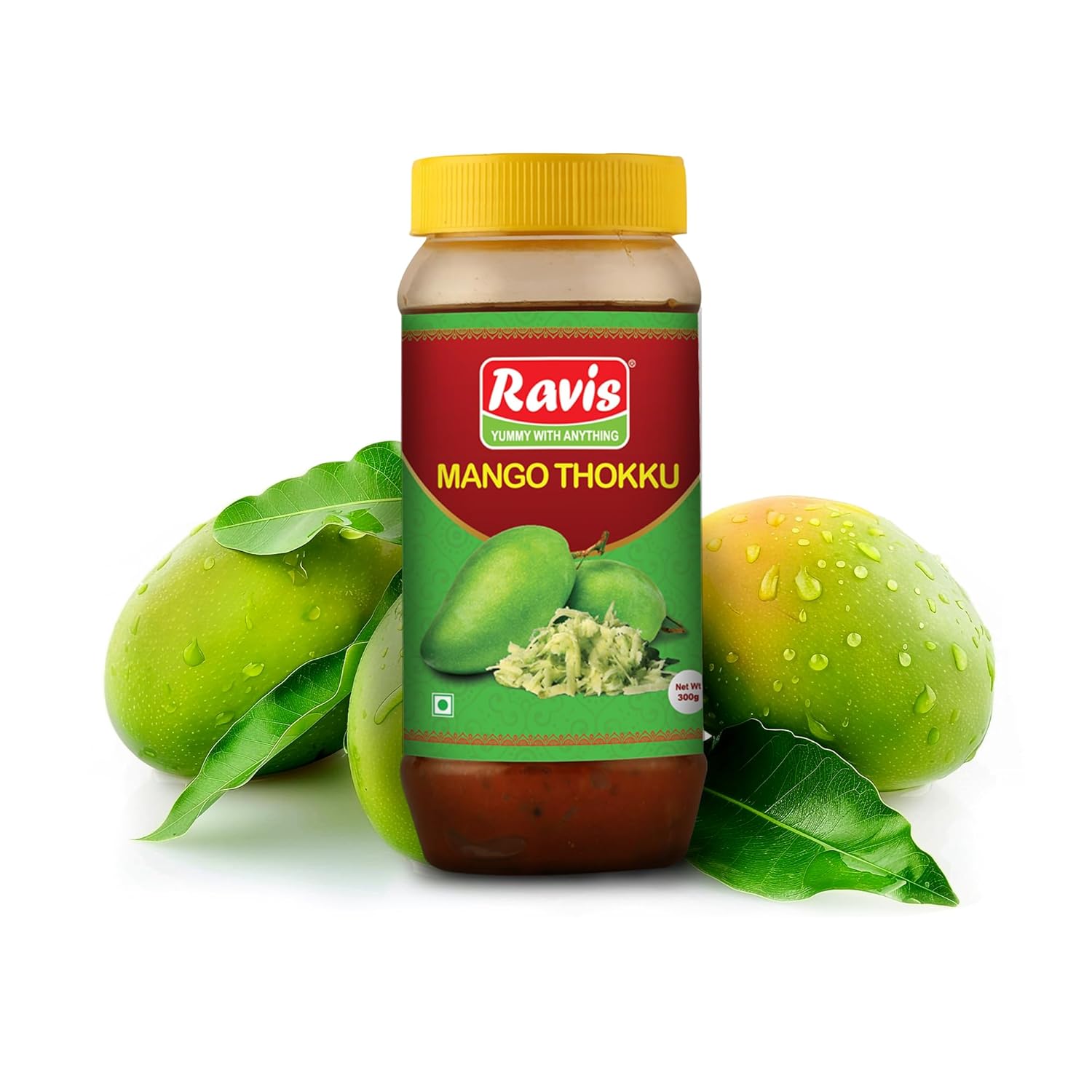 Mango Thokku Pickle | Traditional South Indian Style | Homemade Aam Ka Thokku | Spicy Grated Mango Pickle | Organic Ingredients | Authentic Taste - 300g
