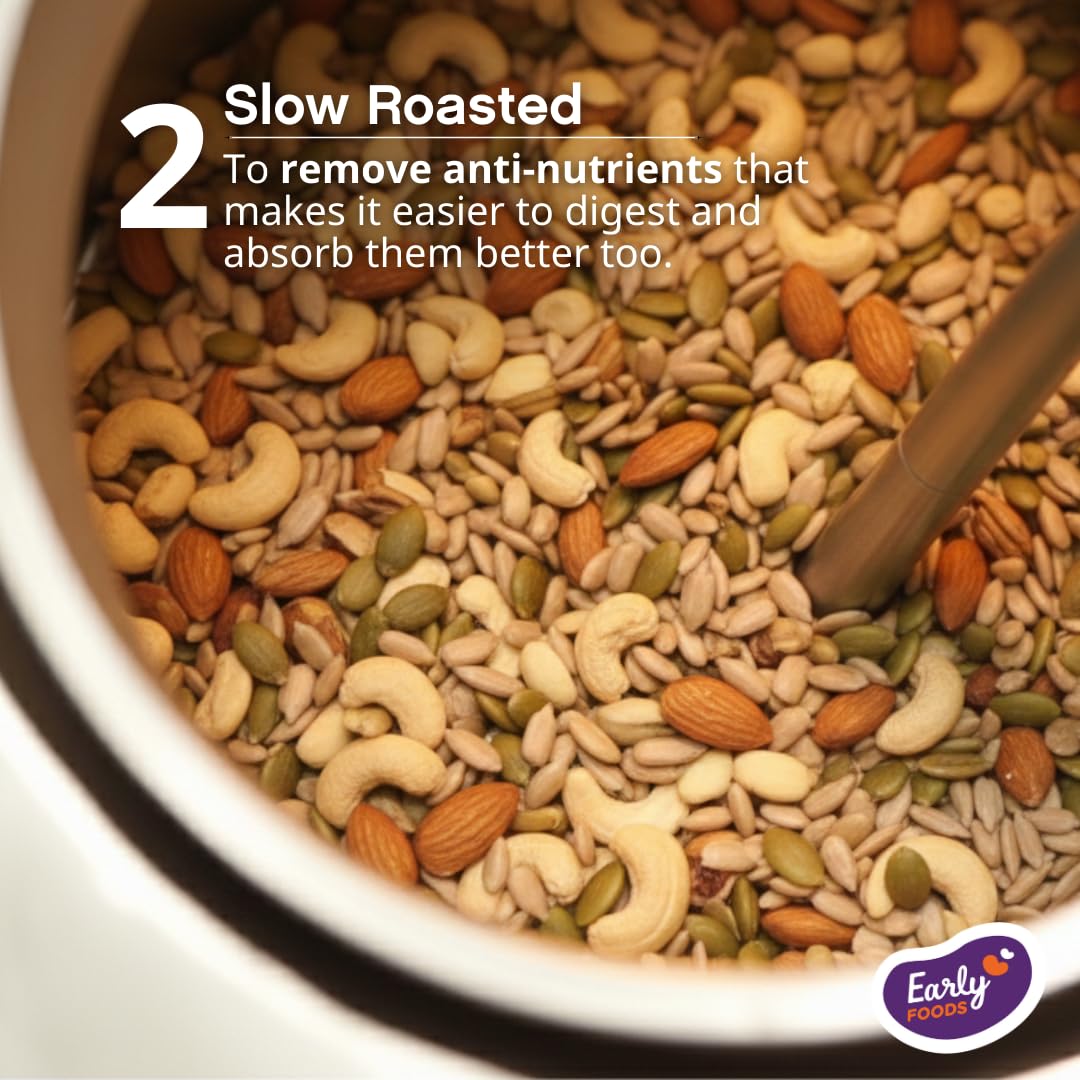 Dry Fruits & Seeds Powder | 100% Natural NutPowder | No Added Sugar | No Preservatives | Dry Fruit Powder, Dry Fruits Mix 100g
