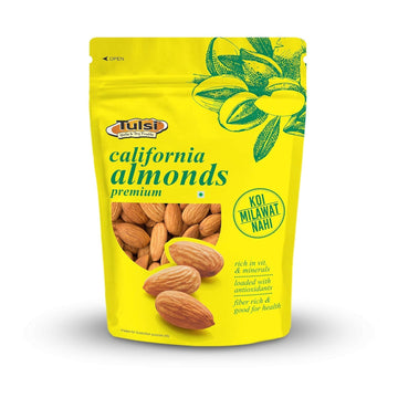 California Almonds Premium 500g | Whole Almond | Rich in Vitamins & Minerals | Rich in Fiber | Good for Health | Loaded with Antioxidants | Nuts & Dry Fruits | Premium Badam Giri | Healthy Nuts