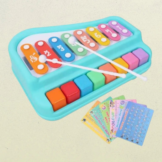 Toyshine 2 In 1 Baby Piano Xylophone Toy For Toddlers 1-3 Years Old For Baby Kids Girls Boys