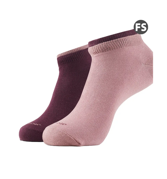 Jockey Wo Men's Cotton Low Show Socks With Stayfresh Treatment - Free Size