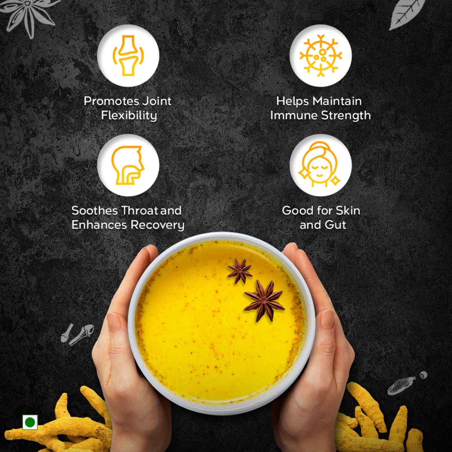 Turmeric Powder | Haldi Powder | Pure & Natural Turmeric | No Additives or Preservatives | 1kg