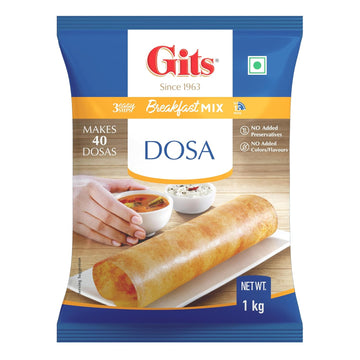 Instant Rice Dosa Breakfast Mix, Makes 40 Dosas, Pure Veg, South Indian Breakfast Mix, 1Kg