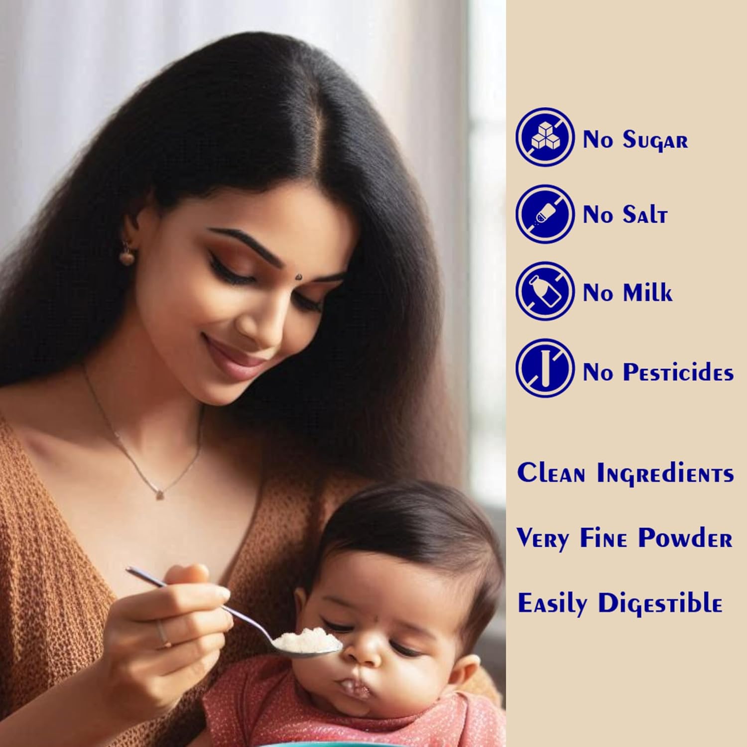 Foods Certified Organic Sprouted Ragi Powder for Babies, kids. Rich in Calcium, Iron, Fibre & Micro-Nutrients. Sprouted Ragi for baby. Sari Nachani Satva. No Sugar, No Salt, No Milk, No Chemicals, No Pesticides. Shelf Life 6 Month | 200g, ONE PACK
