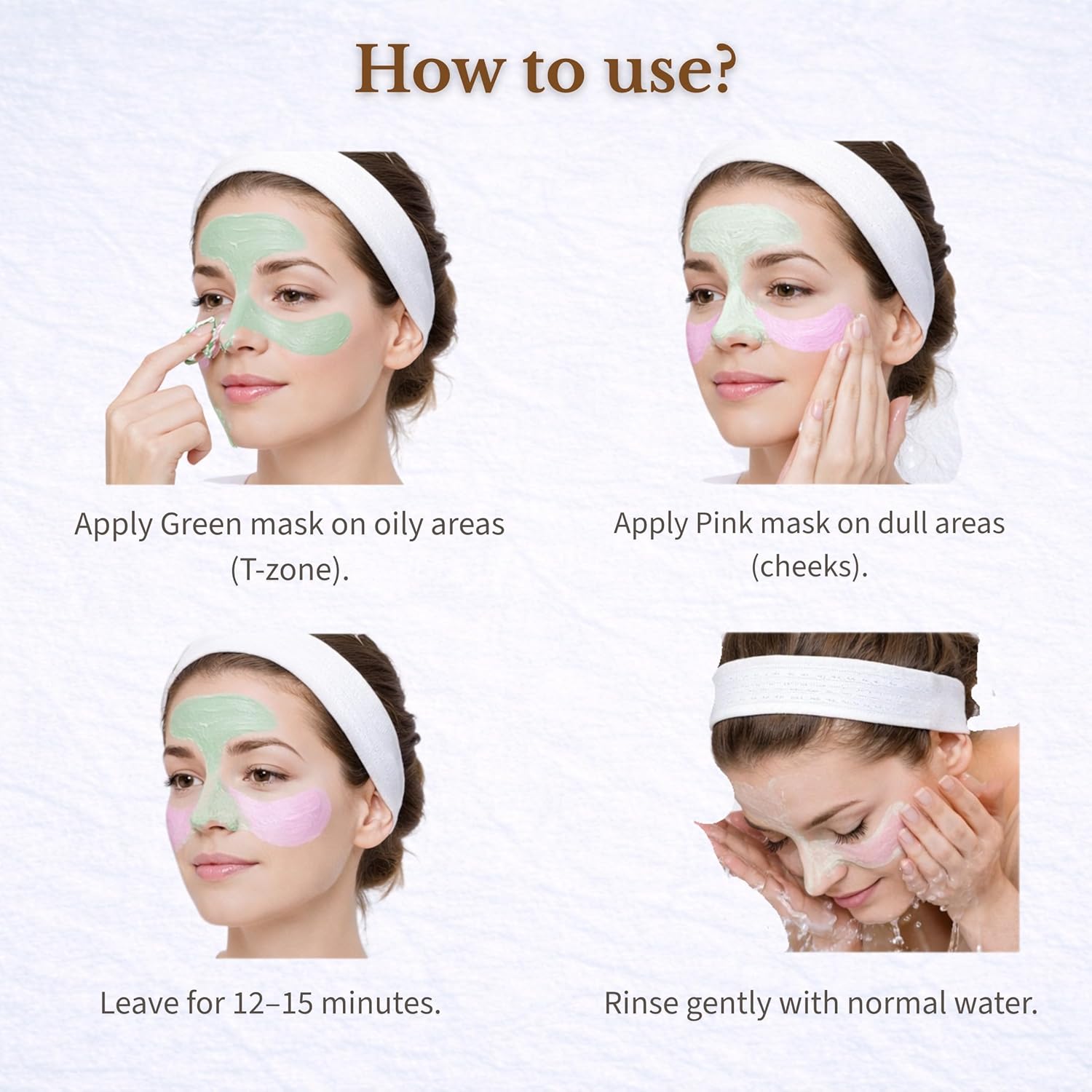 Organics BerryMatcha Detox & Glow Multi-Mask | 2-in-1 Face Pack for Oily & Dry Zones | Matcha + Strawberry | Pore Detox, Hydration & Brightening | Ayurvedic, Teen & Pregnancy-Safe - 100g