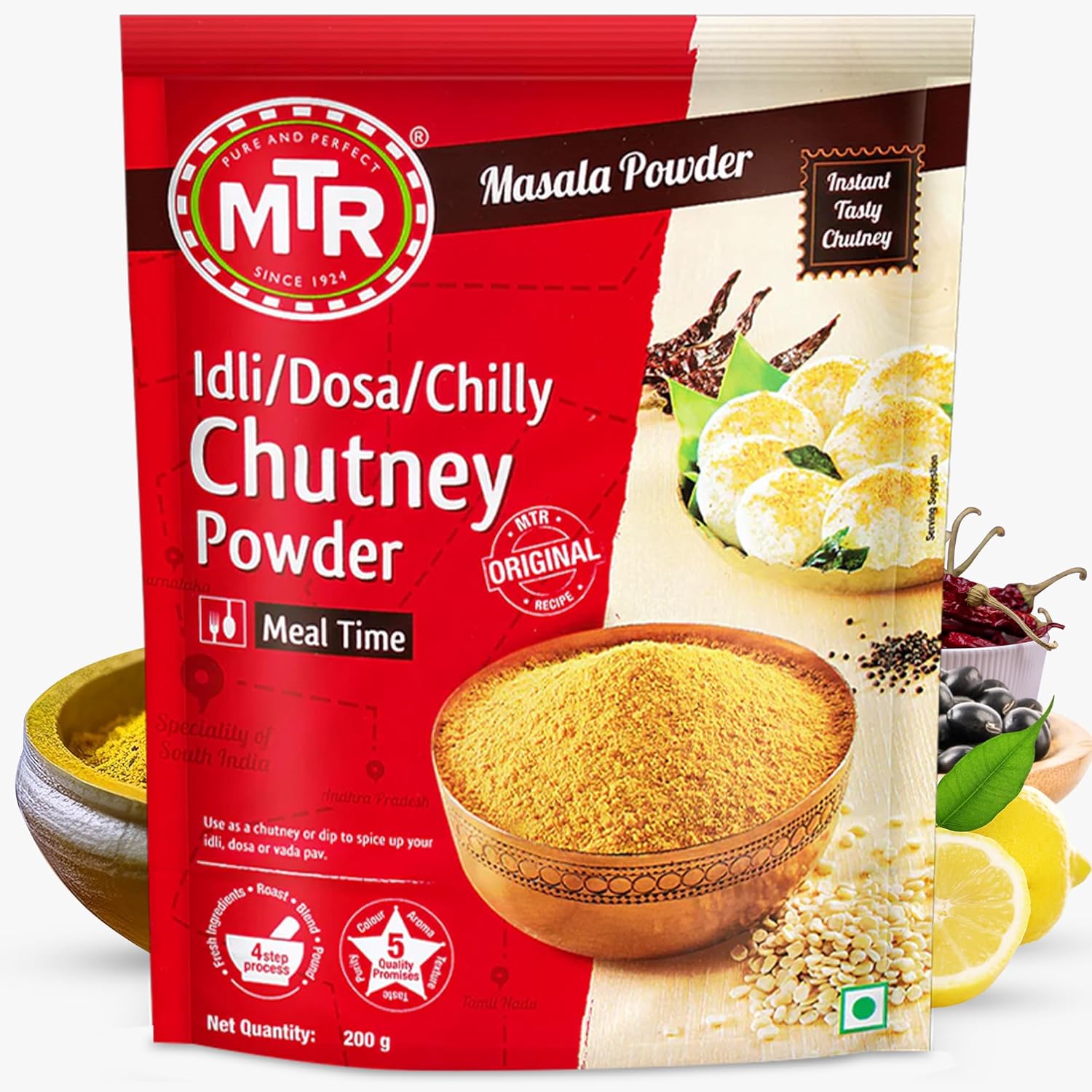 Idli / Dosa / chilly Chutney Powder 200g