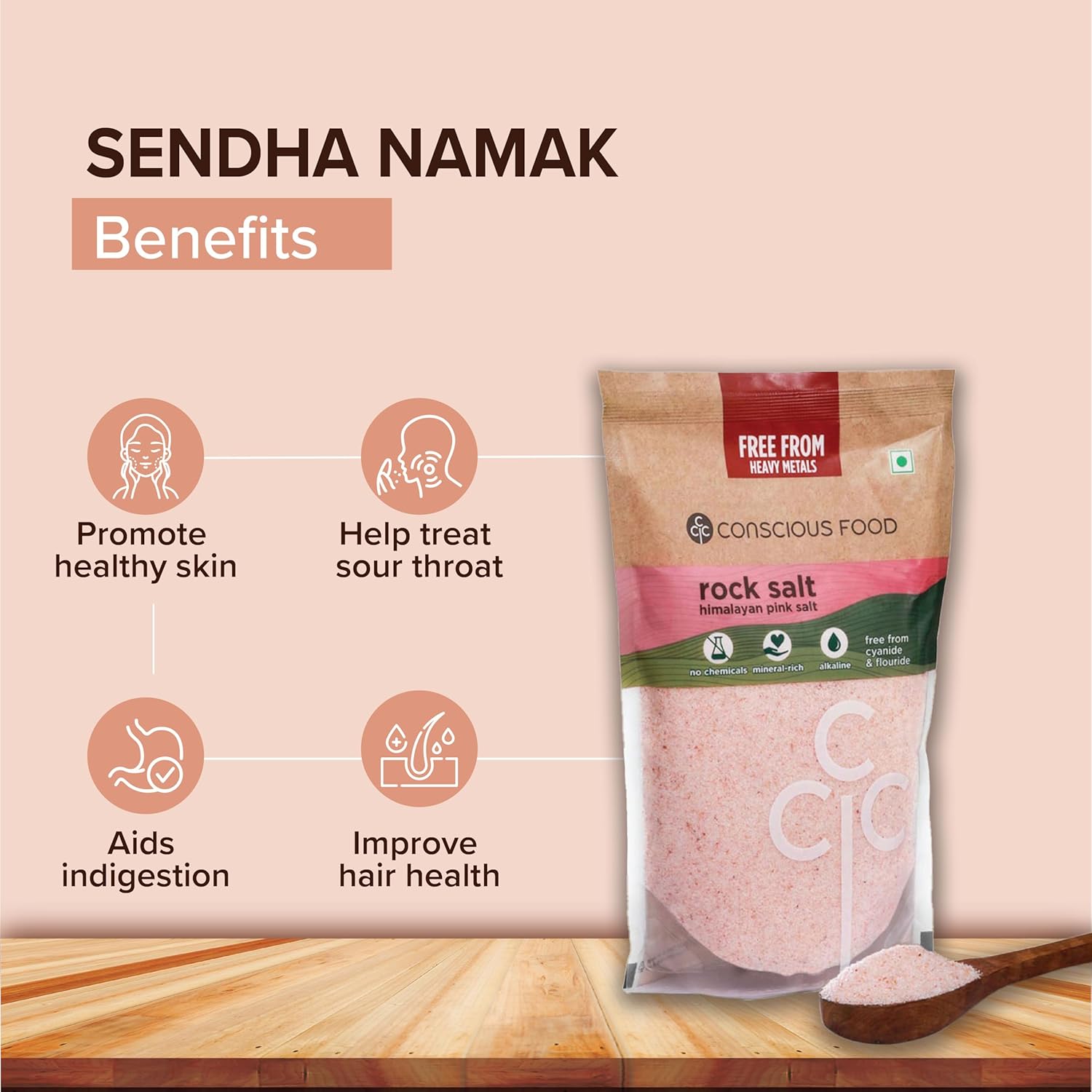 Himalayan Pink Salt | 2 kg | Mineral Rich | Natural & Unrefined | Rock Salt | Pure Sendha Namak | No Chemicals