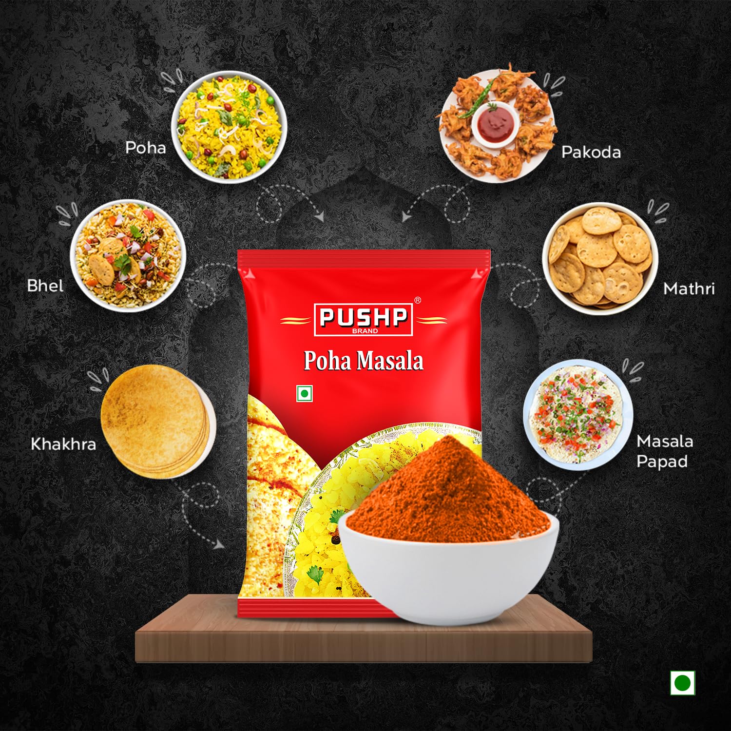 Poha Masala | 500g Pouch | Indori Poha Masala | Indori-Style Spice Mix | Quality Blend | No Preservatives (Pack of 1)