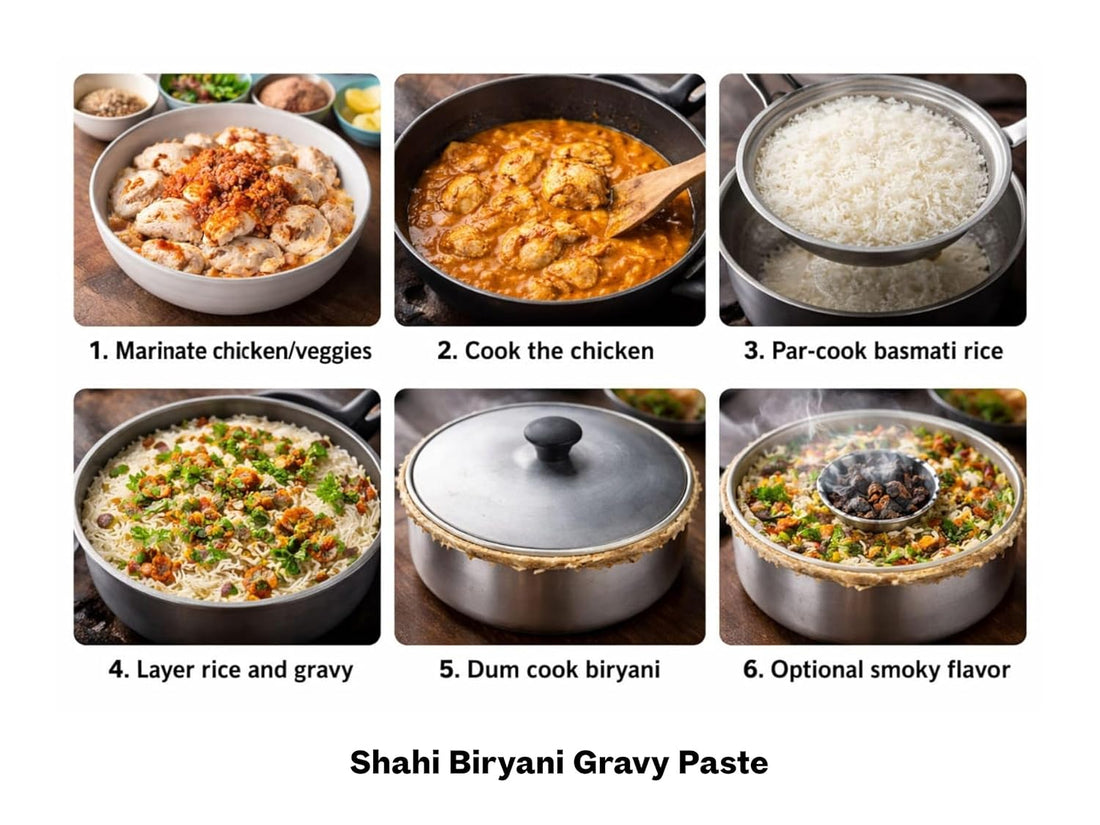 Shahi Biryani Ready to Eat Gravy Paste for Preparing Rich and Aromatic Biryani for Special Meals