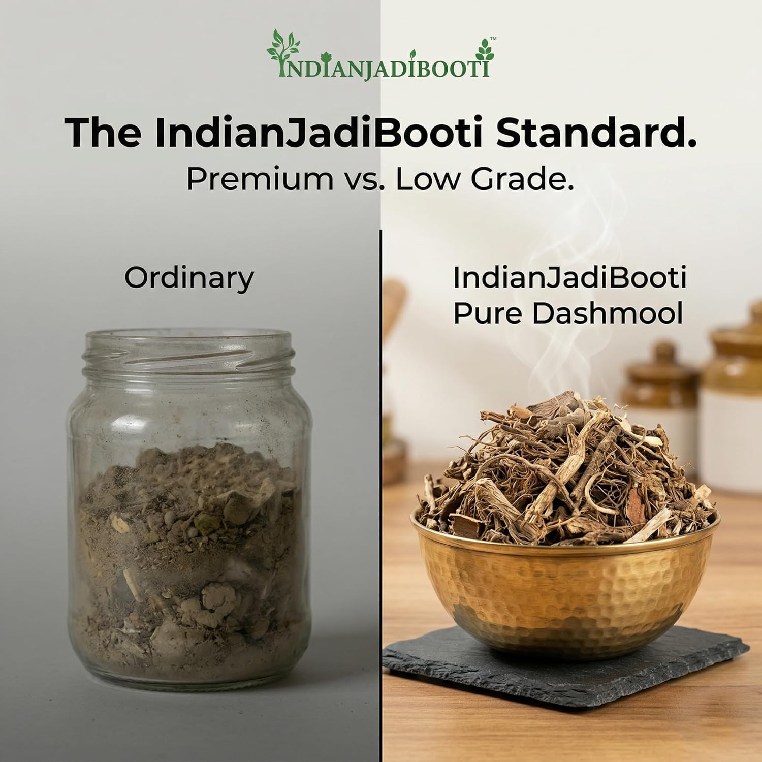 Dashmool (Dashmula) 250g | 10 Roots Ayurvedic Blend for Post Delivery Care (Banapa) & Vata Balance | Natural Herbal Kwath |