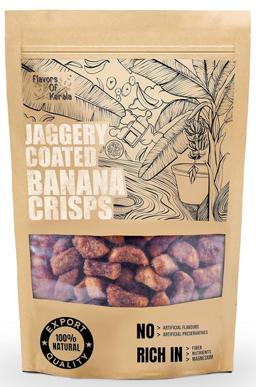 Sharkara Varatti | Premium Kerala Jaggery Banana Chips | (Sharkara Varatti | Upperi) 200g