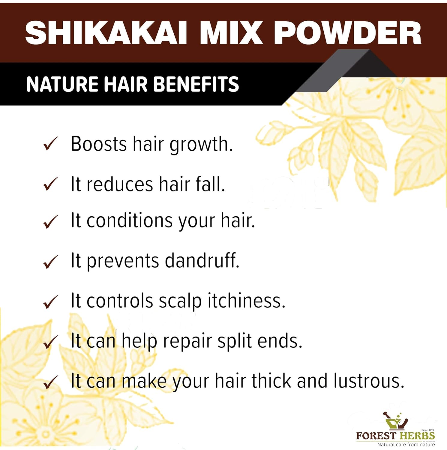 Natural Care From Nature Organic Hair Shampoo with Amla, Reetha, Shikakai, Bhringraj, Hibiscus, Neem Methi for Hair Wash (Advanced Herbal Shampoo) 500g