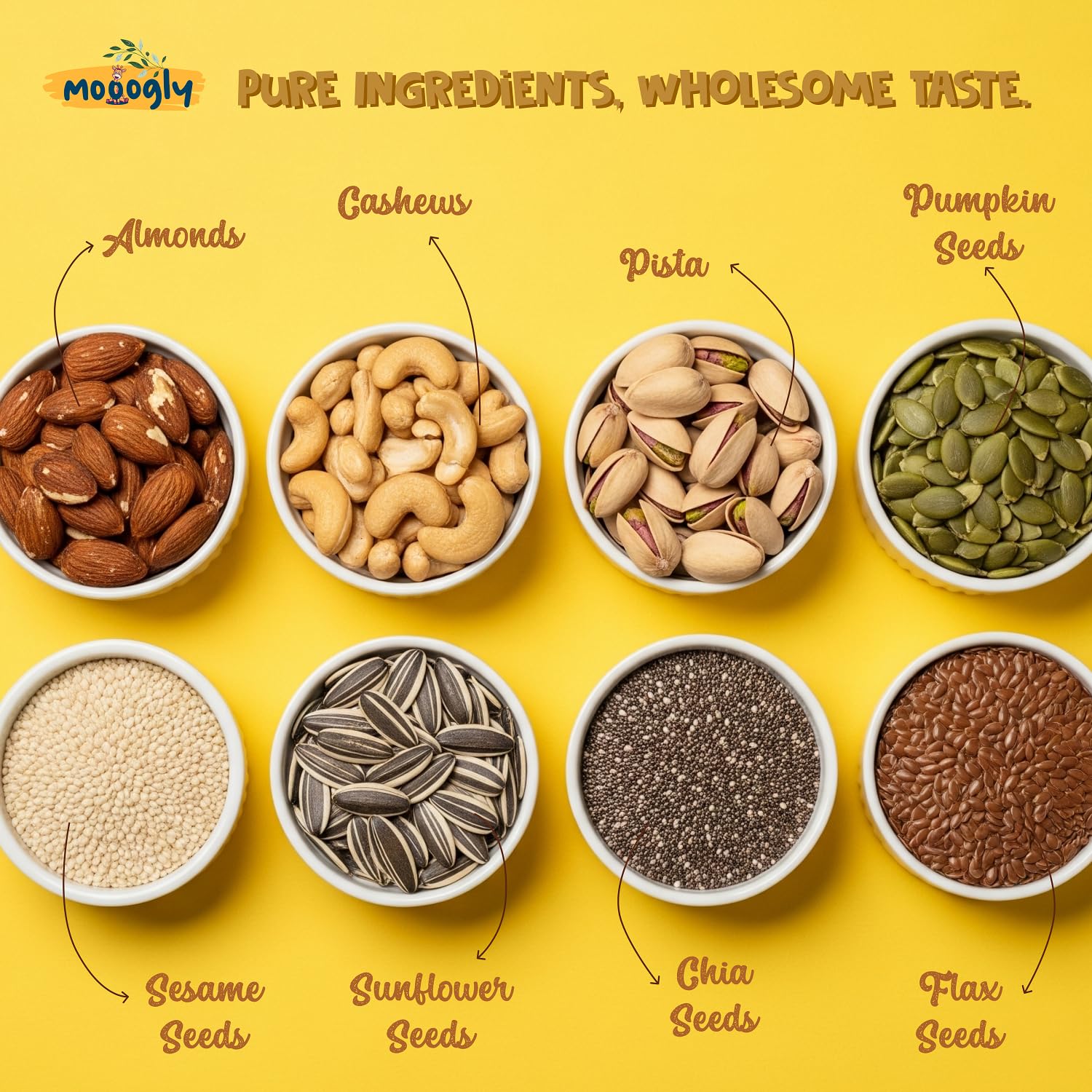 Nuts & Seed Powder 150g – Omega-3 Rich, Protein-Packed Superfood Blend | Premium Vegan & Gluten-Free Nutrition | Healthy Breakfast Mix with Good Fats, Fiber & Natural Energy |dry fruit powder
