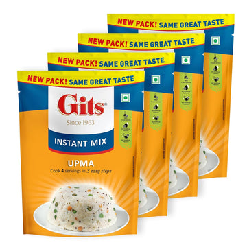 Instant Upma Breakfast Mix, Pure Veg, 800g (Pack of 4 X 200g Each)