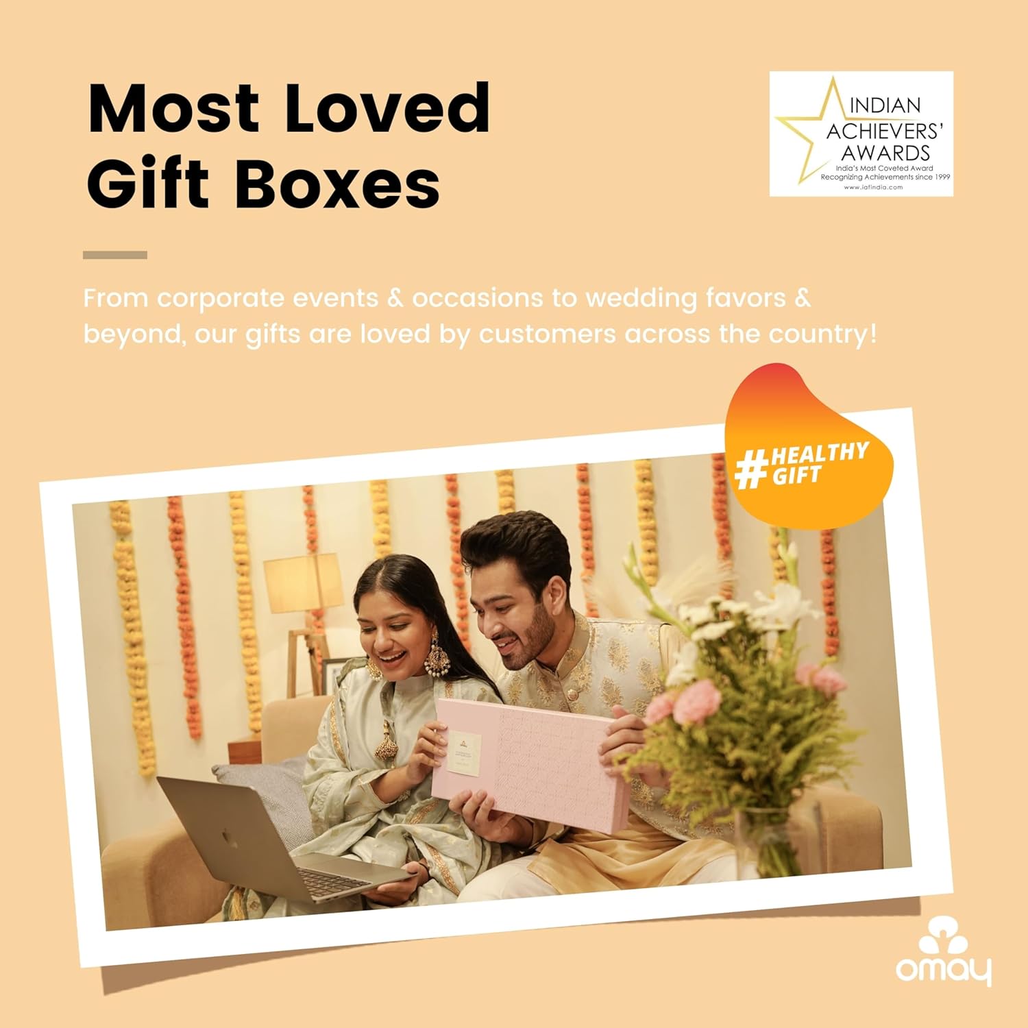 6 Pcs Wonderful Delights Healthy Gift Hamper | Snacks, Chocolate & Potpourri | Corporate Gift for Clients & Employees | Birthday, Anniversary, Mom-to-Be Gift | Oil-Free