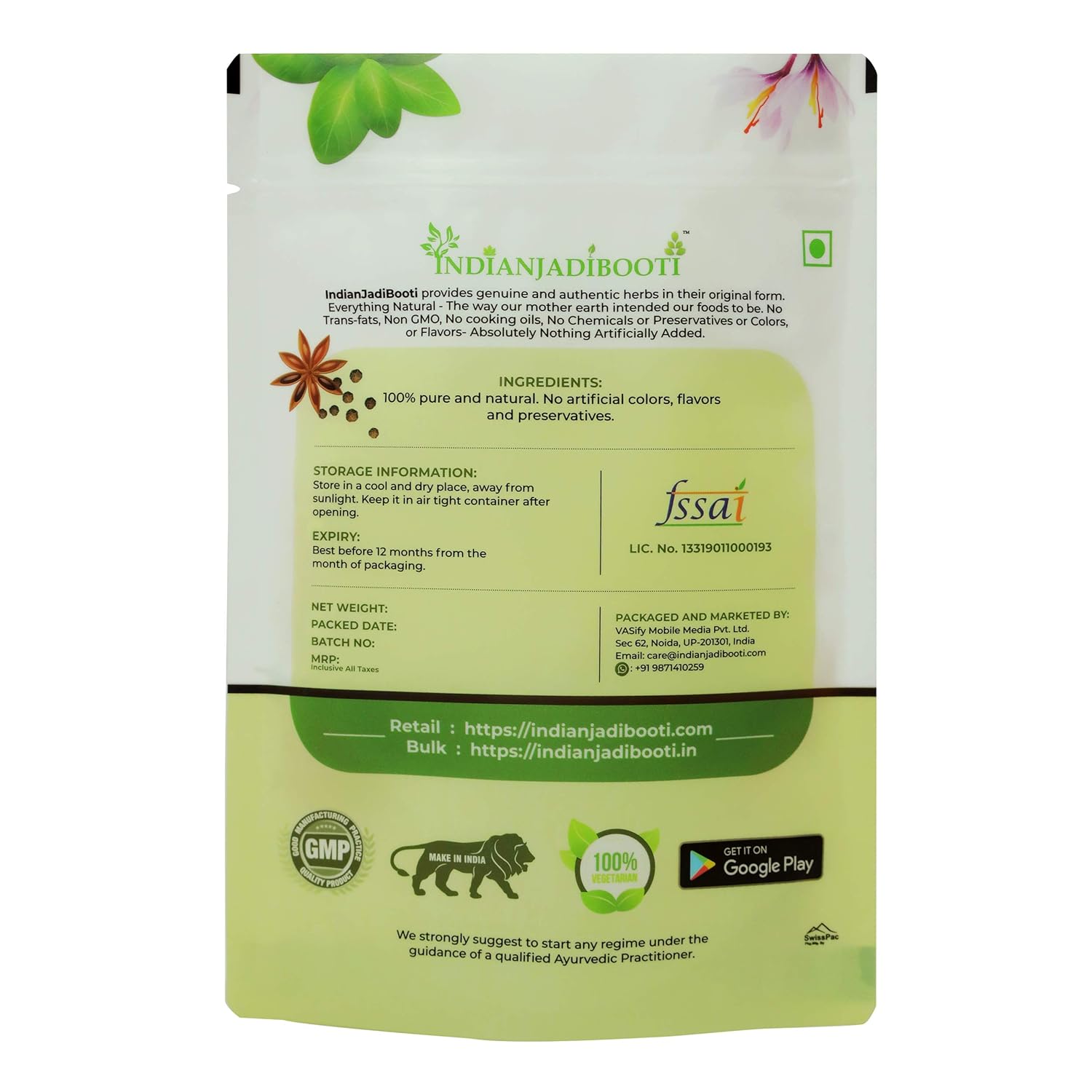 Dashmool (Dashmula) 250g | 10 Roots Ayurvedic Blend for Post Delivery Care (Banapa) & Vata Balance | Natural Herbal Kwath |