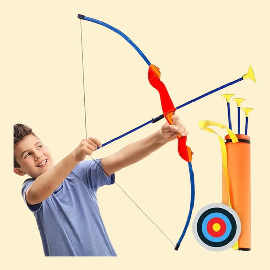 Wembley Bow and Arrow Archery Set for Kids and Adults - Includes Target Board