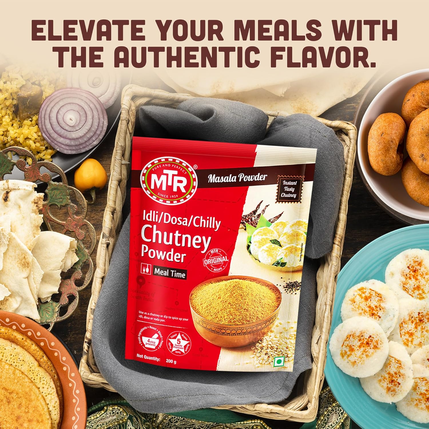 Idli / Dosa / chilly Chutney Powder 200g