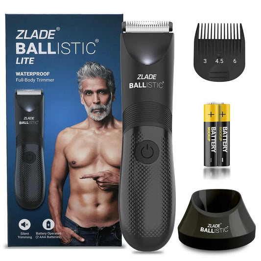 Zlade Ballistic Lite Full-Body Trimmer | AAA Battery Operated Cordless Trimmer