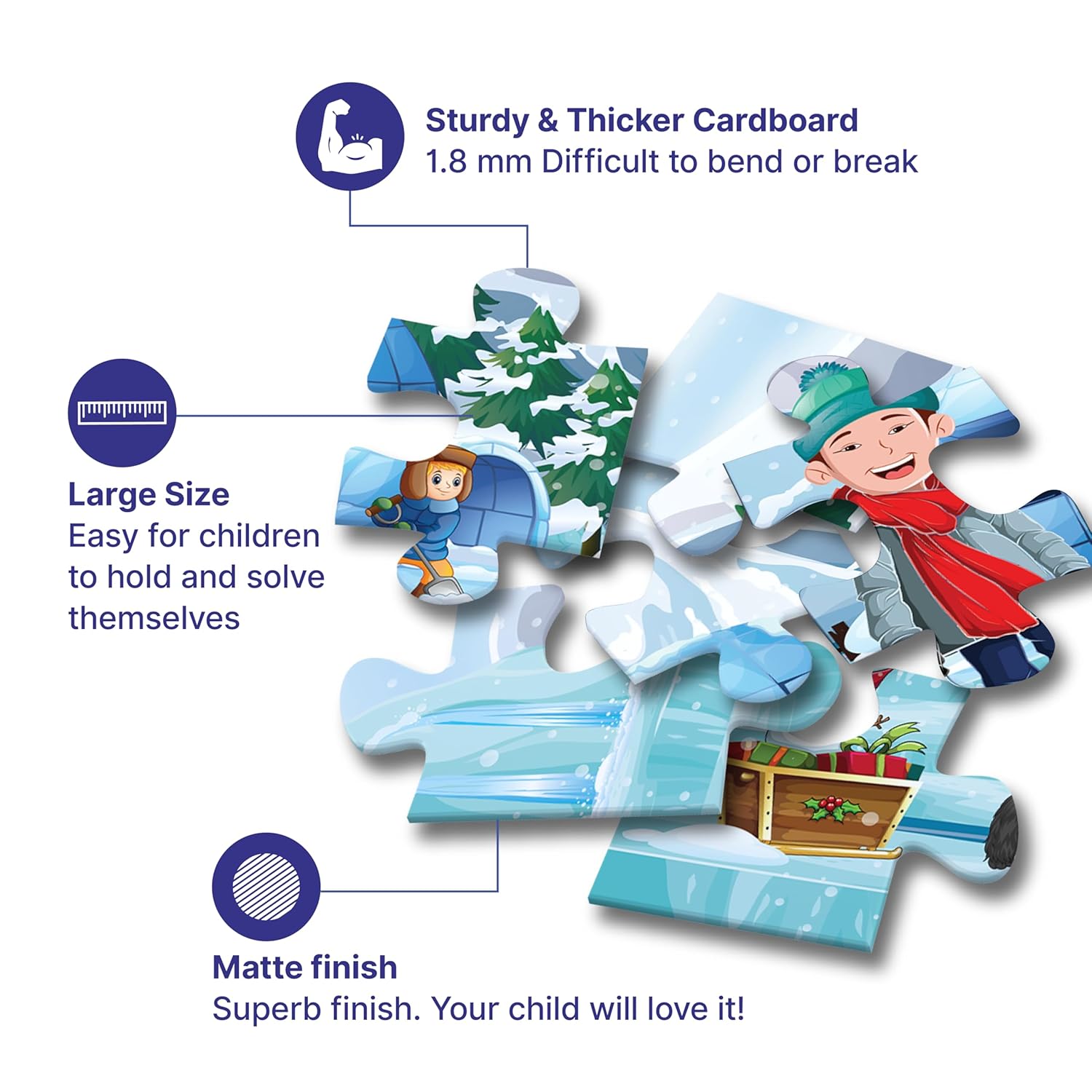 2 Festive Jigsaw Puzzles for Kids Age 4-5 Years | Fun Floor Puzzles – Diwali & Holi Themes | 60 Pieces Each with Activity Sheets