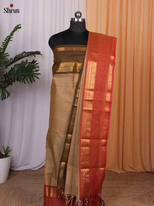 chettinad top & dupatta combo