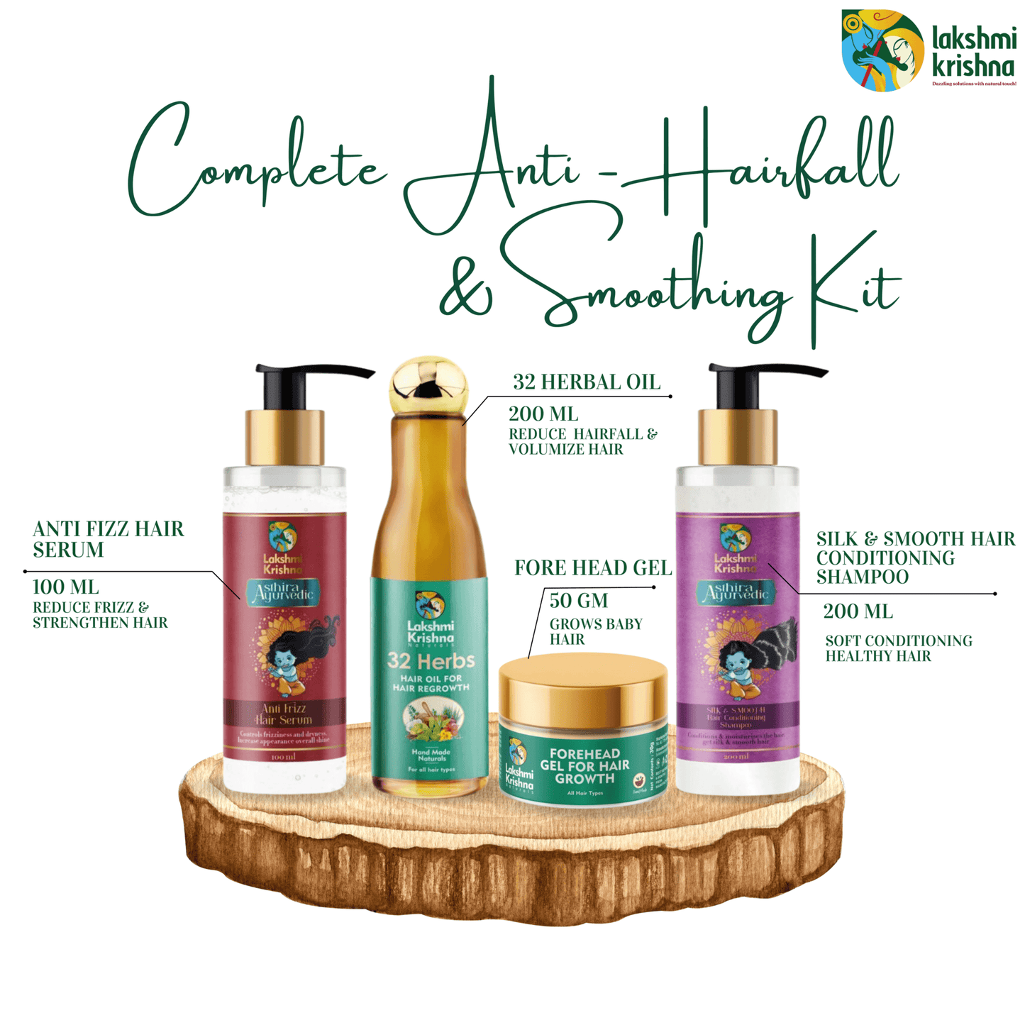 Complete anti-hair fall & Smoothing kit