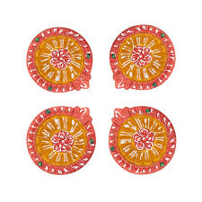 Decorative Diya Set - 4 Pcs