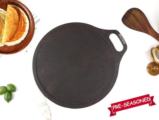 Dosa Tawa - Cast Iron - Single Handle - Non Grinded .