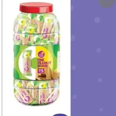 FINE PEANUT BURFI JAR