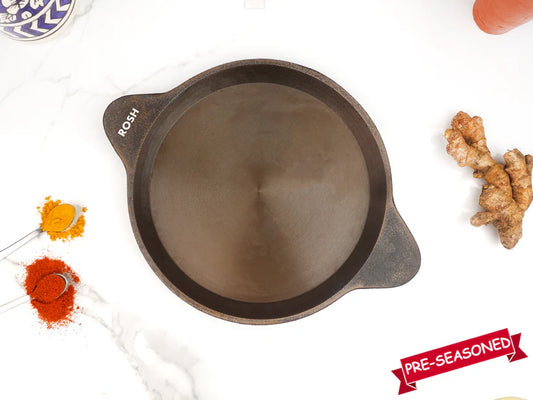 Fish Fry Pan - Cast Iron .
