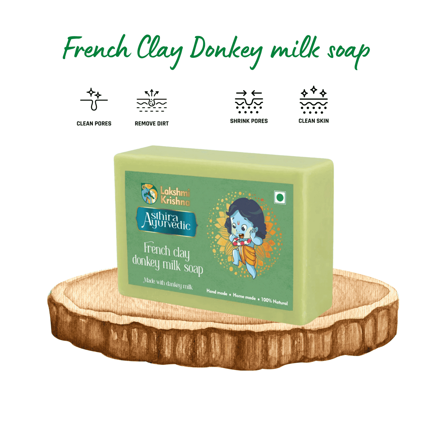 French Clay Donkey milk soap