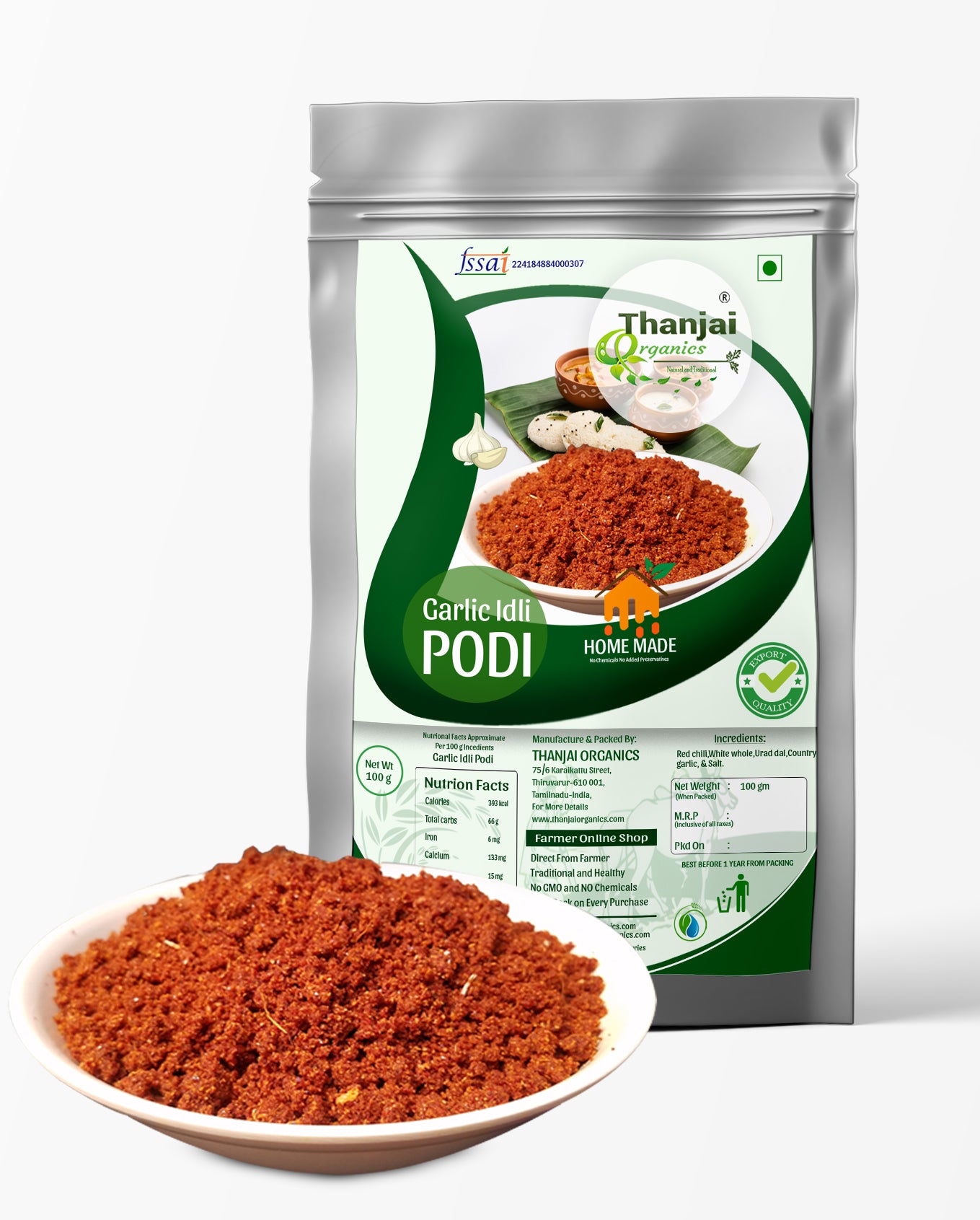 Garlic Idli Podi