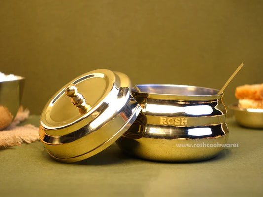 Ghee Pot - Avenue - Brass - With Tin