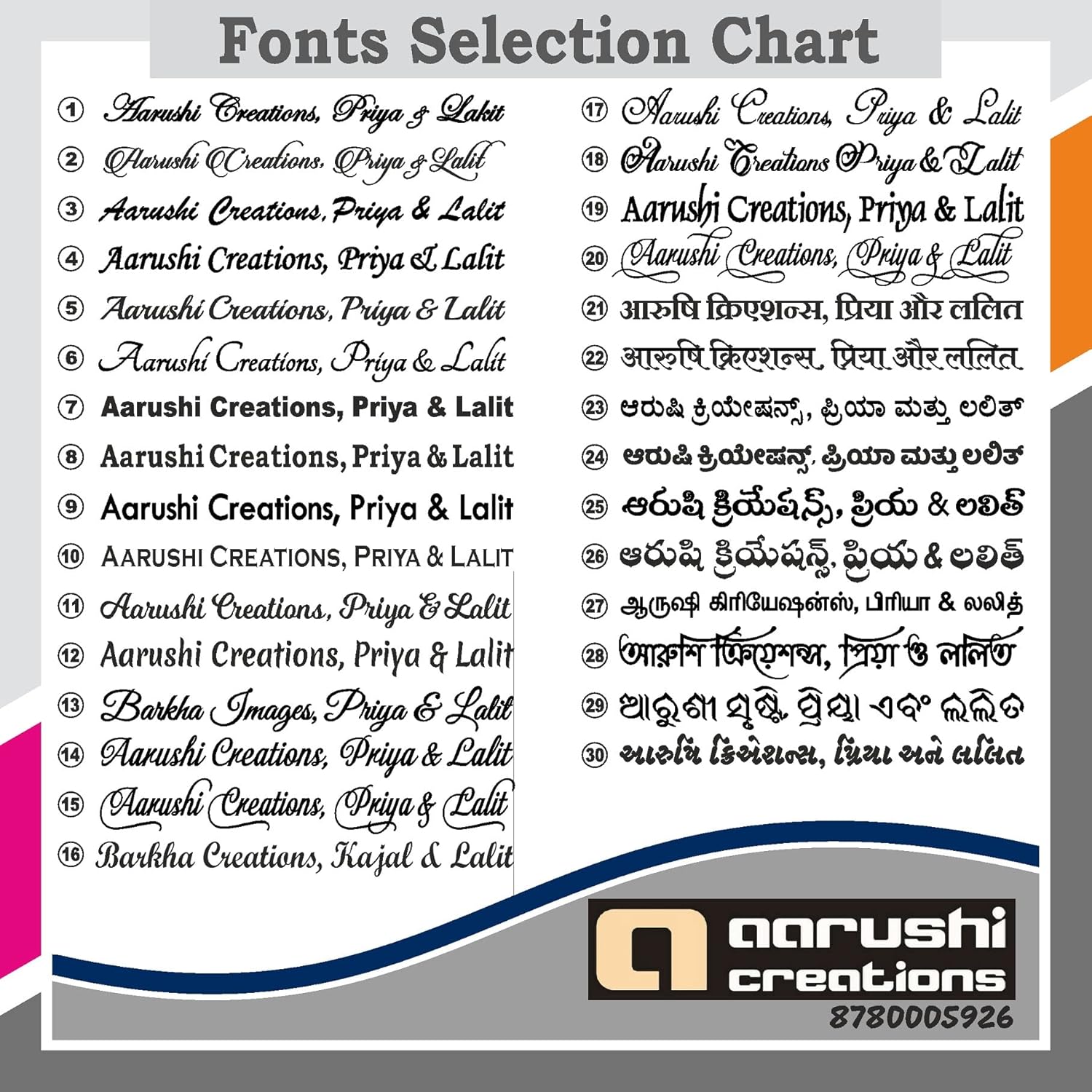 Acrylic Personalized Home Door Name Plate with LED Light