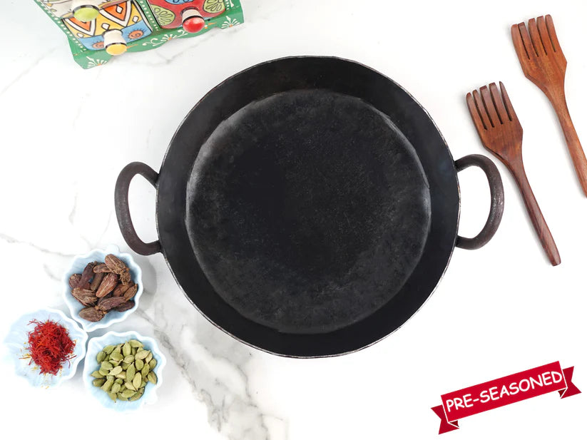 Jilebi Kadai - Iron Dovi - Hand Made - Pure Iron